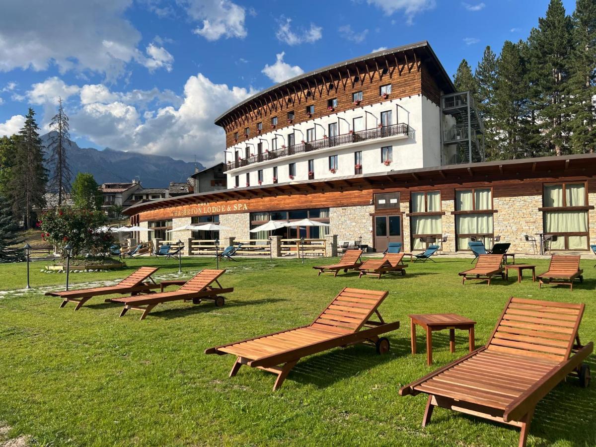 Chaberton Lodge & Spa Oulx Esterno foto